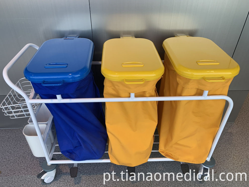 Carrinho médico do trole da sujeira do ABS Medical ABS Dirt Trolley Cart